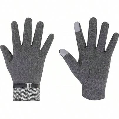 Clepsidra® Guantes Térmicos para Hombre con Función Táctil - Forro Interior Suave, Fáciles de Combinar, para Invierno y Outdoor
