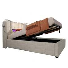 Bed Bases & Foundations - Natural + Linen - View 3