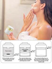 1个玻璃保湿霜罐，水晶钻石霜罐，化妆品容器，钻石霜空瓶 - 彩色 - 查看 4