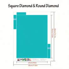 5D Square/Round Diamond Painting Kit, Flower, Full Artificial Diamond Rhinestone Mosaic Painting, Diamond Art Kit, Home Decor Office Home Wall Art Decoration