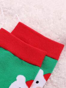 3 Pairs Christmas Socks Cute Socks Cartoon Socks With Santa Printed Funny Socks For Daily Wear Bear Print Socks Novelty Socks For Party Costume Gifts Socks For Friends Happy Socks Crazy Socks Casual Socks For Men Playful Socks Fashion Winter Socks Warm Socks Snowman Socks