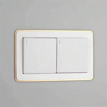 1 pieza Cubierta de interruptor de acrílico liso - Diseño de borde estrecho elegante, cubierta decorativa de interruptor y tomacorriente para protección de pared