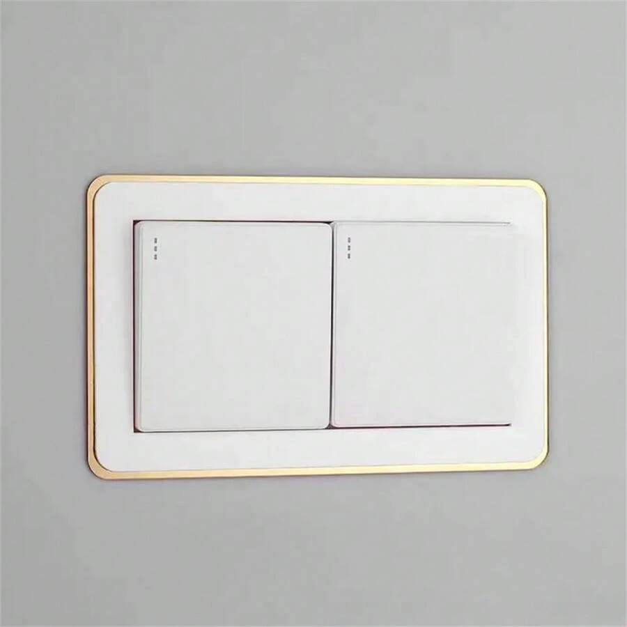 1pc Acrylic Smooth Switch Cover - Elegant Narrow Edge Design, Decorative Switch And Outlet Cover For Wall Protection