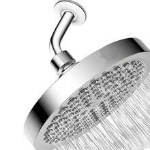6-Inch Shower Pressure-Increasing All-Chrome Showerhead 6-Inch (Chrome-Plated) - Silver Shower Arm Only - View 6