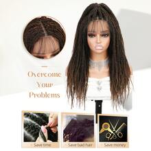 渐变棕色编织假发，双层全蕾丝编织假发，带婴儿发，轻盈透气耐热，适合日常佩戴