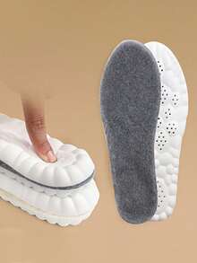 1双加厚仿4D云鞋垫，保暖内衬，温暖舒适，温度调节，吸湿排汗，适用于雪地靴和靴子 - 彩色 - 查看 8
