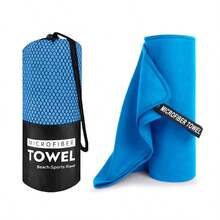 Toalla súper absorbente de microfibra de secado rápido, toalla deportiva ligera para gimnasio, yoga, senderismo, camping y viajes, compañera de verano para camping y playa