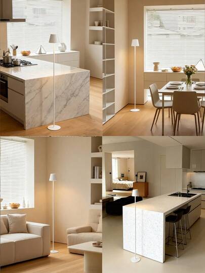 1pc 1200mAh Rechargeable Vloer Lamp, Adjustable Brightness Desktop Reading Light, St Atmospheric Touch Switch, Bedroom, Living Room, ative Bedside Night Verlichting view 5