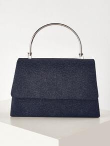 Borsetta Gretel elegante e semplice, borsa a spalla blu navy elegante e alla moda, adatta per feste, matrimoni, cene, banchetti serali delle donne, adatta per ragazze alla moda, signore, donne, molto adatta per feste, matrimoni, balli, cene/banchetti, è il miglior regalo per le donne