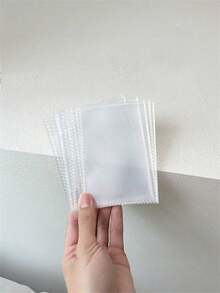 1Pc Single Shell/10Pcs Card Booklet 3 Inch Photocard Holder Binder Collect Book PVC Idol Pictures Storage Book Chasing Stars Photo Card Album School Stationery