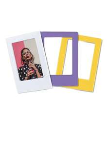 3 Mini Photo Frames -3.5 Inches * 2.5 Inches Magnetic Photo Frame, Refrigerator Sticker, Small Photo Frame, 2x3 Magnetic Photo Frame, Storage Cabinet Photo Frame, Refrigerator Label Photo Frame, Mini Refrigerator Magnetic Photo Frame, Christmas Gift, Christmas Decoration - Multicolor - View 15