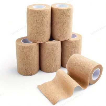 4.5m Self-Adhesive Elastic Bandage, Stretchy Sports Wrap, Durable Elasticity, Suitable For Basketball, Football, Sports, Anti-Friction, Wrist And Ankle Support