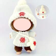 (仅衣服) Labobo 圣诞连体衣 可穿 17cm 第一代/第二代 Labobo 娃娃衣服 - 彩色 - 查看 9