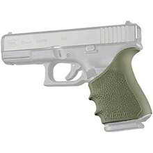 Hogue HandAll Beavertail Rubber Grip Sleeve For  19, 23, 32, 38 (Gen 1, 2, & 5)(One Size OD Green) - Type1 - View 2