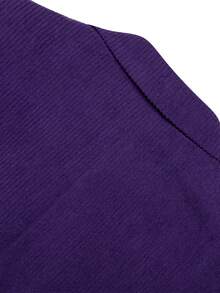 1pcs Mens Blazer Suit Purple Jacket Button Coats Regular Fit Wedding Formal Casual Party Banquet - Purple - View 7