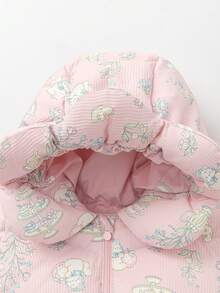 Balabala BalaOne Baby Down Jacket 2025 Winter, Thick Warm Outerwear For Girls - Red Hue - View 3