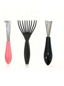 3pcs Hair Brush Cleaning Tools - Plastic Comb Remover And Claw Rake, Suitable For Home And Salon Use, Cleaning Hair Brushes Comb Brush Cleaner Plastic Handle Cleaning Brush Remove Embedded Beauty Tool Cleaning Supplies, Small And Cute But Powerful In Cleaning Hair,Hair Brush,Hairbrush,Hair Combs,Barber,Hair Tools,Hair Products,Hair Accessories,Slick Back Brush,Hair Care,Hair Comb,Barber Accessories,Comb Hair,Curly Hair Brush,Travel,Hair Stuff,Detangling Brush,Ball Brush,Mini Hair Brush,Hair Accessories,Curly Hair Products,Hairdressing Equipment,Accessories,Christmas,Barber Accessories,Hair Accessories,Hairdressing,Wooden Comb,Travel Essentials,Travel Essential,Hairstyle,Hairdressing
