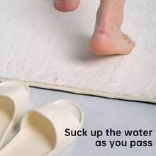 1 pieza Alfombra de área con forma asimétrica de gato rosa de peluche, cómoda para dormitorio, sala de estar, estudio, sala de juegos, entrada, decoración de habitación como alfombra de piso, moderna de poliéster antideslizante y absorbente, lavable y antideslizante, alfombras para sala de estar - decoración del hogar de interior para todas las estaciones, alfombra de mesita de noche, alfombra de sala de estar, alfombras de dormitorio, alfombra decorativa, decoración del hogar, decoración de dormitorio, decoración de otoño - Multicolor - Ver 6