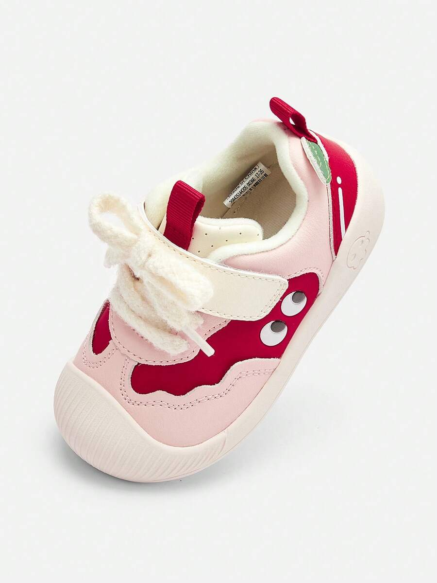 Balabala Giày thể thao trẻ em mùa xuân/thu 2025, giày chống trượt cho bé trai và bé gái - tông màu đỏ - Xem 1