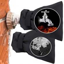 1 Stück Frostschutz-Isolationsabdeckung für Außenwasserhähne, Winterschutz-Isolationsjacke für Außenwasserleitungen