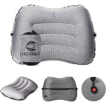 Camping Pillow Iatable Pillow Travel Pillows For Backpacking And Airplane Lumbar Port 2.0 Blow Up Pillow Comprible Comfortable Ergonomic Pillows Grey - Grey - View 2