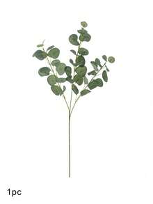 1/3pcs Artificial Leaves, Real Touch Leaf Artificial Eucalyptus Stems, Tall 26" Long Silver Dollar Eucalyptus Stems Greenery Stems Eucalyptus Leaf Spray In Green Silk Plastic Plants Floral Artificial Plants For Home Party Wedding Decoration, Home Fireplace Bathroom Office Party Decor Gifts Birthday Graduation - Multicolor - View 14