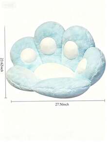 1PC Cartoon Bear Paw Half Wrap Around Cushion, Office Seat Cushion, Cat Paw Cushion, Home Decor, Christmas Decor Holiday Cushions Cushions For The Home