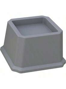 Bed Risers 1 Inch Set Of 6, Heavy Duty Bed Elevators Lifts Up 2, 000 Lbs Furniture Risers Bed Frame And Sofa, - 灰色6個裝+1寸 - 查看 9