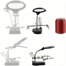 Auxiliary Workbench, Auxiliary Soldering Station, Auxiliary Inspection Workbench, With Magnifier, LED Lighting, Auxiliary Clamp, Repair Tool Kit, For Soldering, Assembly - Multicolor - View 9