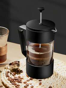 Coffee Pot, French Press Coffee Filter, Tea & Coffee Maker, French Press Coffee Maker, Multi-Function Tea & Coffee Brewer, French Press Pot, Residue Separation, Concentrated Coffee Extractor - Multicolor - View 2