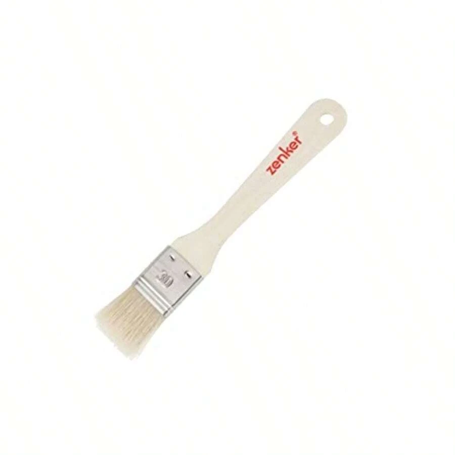 Zenker 42896 Pincel para repostería de madera pincel de cocina utensilio para hornear madera 19 cm color beige - Beis - Ver 1