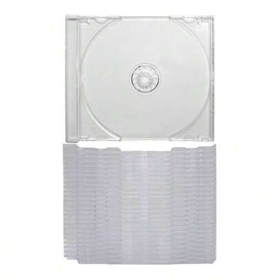 25 bandejas para CD/Insertos para cajas de CD de joya! #CDIS80CL - Se ajusta a cualquier caja de joya de tamaño estándar de 10.4 mm, también se ajusta a las cajas de joya!