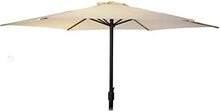 RBS24 300cm Parasol, Sun Protection, Elegant Design, Choice Of Colours, Light Grey, L - Beige - View 2