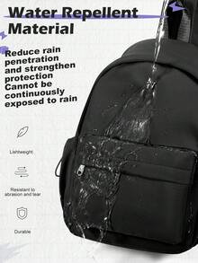 Bolso de pecho funcional convertible, mochila de 2 en 1 - Material de nailon ligero, resistente al agua, perfecto para el transporte diario, salidas casuales y viajes cortos, diseño delgado que ahorra espacio, adecuado para estudiantes, trabajadores de oficina y entusiastas al aire libre