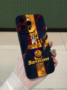 Ốp điện thoại thiết kế hình trái tim Barcelona, ốp bảo vệ điện thoại chủ đề bóng đá, phù hợp cho người hâm mộ bóng đá sử dụng hàng ngày, xem trận đấu, dự tiệc bóng đá, ốp điện thoại TPU mềm mờ thời trang chống sốc, bảo vệ toàn diện camera, tương thích với Samsung Galaxy và các dòng máy khác, món quà hoàn hảo cho bạn bè, gia đình, bạn gái, bạn trai, Giáng sinh, Năm mới, thể hiện tình yêu của bạn dành cho Barca, phiên bản quốc tế, không phải phiên bản nội địa. - Nhiều màu - Xem 1