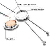 Collar difusor de aromaterapia con cristales de strass, colgante con borla larga, collar DIY con árbol de la vida, gato, flor y caja, collar difusor de aceites esenciales y perfume, cadena de suéter para mujer, joyería de aroma