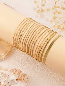 1pc Stainless Steel Chain, Casual & Fashionable, Suitable For DIY Pendant Necklace, Delicate & Petite Design For Women