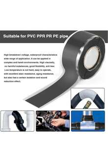 Water Pipe Leak Repair Tape Self-Adhesive Strong Waterproof Tape Water Pipe Leak Winding Repair Silicone Rubber Leak Stop Tape