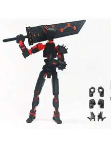 3D 打印 T13 可动人偶、机甲可动人偶、假人 13 机器人、Nova 13 可动人偶、收藏家桌面装饰礼物。 - 彩色 - 查看 21