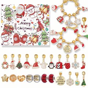 2026 Advent Calendar, 24 Days Christmas Countdown Calendar With Bracelet, Necklace, Earrings And Ring, Elegant Gift For Women, Mothers, Wives, Relatives And Friends