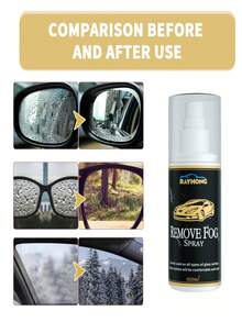 Spray antivaho para cristales de automóvil, agente antivaho para lentes, ventanas y parabrisas, spray descontaminante y repelente de lluvia, revestimiento de vidrio con agente antivaho de larga duración para desempañar el parabrisas delantero