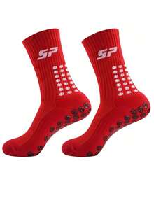 Meias coloridas para futebol, basquete e ciclismo, disponíveis em seis cores: amarelo, vermelho, azul, branco, preto e verde. Seis pares de meias esportivas masculinas para panturrilha estão disponíveis em tamanhos médios específicos para aumentar a aderência, a resistência a choques, o conforto e a respirabilidade. São adequadas para esportes ao ar livre, como ciclismo, treino de basquete e corrida. Meias masculinas nos tamanhos 38-45 da UE.