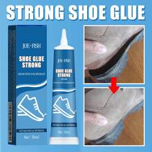 JUE FISH Super Strong Shoe-Repairing Adhesive Waterproof Quick-Drying Repair Open Glue Breakage Universal Sealant Professional Repair Tool 50ml - White - View 8