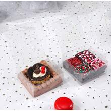 50PCS 3X3X1 Inch Boxes Cookies, Soap, Chocolate Truffles, Donuts, Macarons, Chocolate - Covered Cherries, Bakery Items, Brownies - 50 + 4x4x2 英寸 - 查看 7
