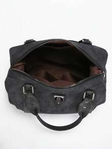 Nouveau sac  PU pour femmes, style rétro, sac à main. Sac à bandoulière mode avec sangle amovible. Porte-monnaie pour le travail et les voyages des femmes. Gris, noir, vert