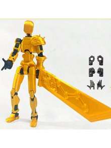 3D 打印 T13 可动人偶、机甲可动人偶、假人 13 机器人、Nova 13 可动人偶、收藏家桌面装饰礼物。 - 彩色 - 查看 10