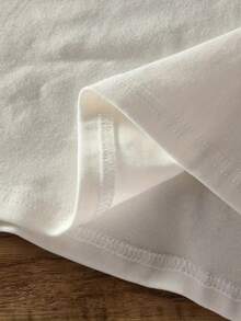 100% single-sided pure cotton, autumn and winter women's T-shirt, casual and fashionable, moisture wicking, printed with bow print, machine washable, Y2K millennium style cotton T-shirt, graphic round neck, comfortable fabric, fashionable design for sports occasions - Blanco - Ver 5