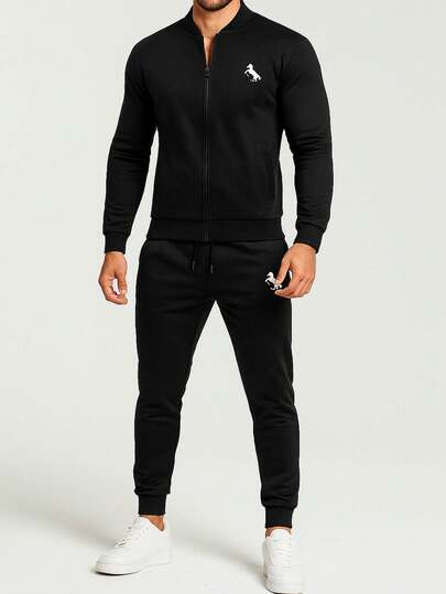 Bộ quần áo thể thao ngoài trời thường ngày cho nam, bộ đồ thể thao cặp đôi, thu/đông