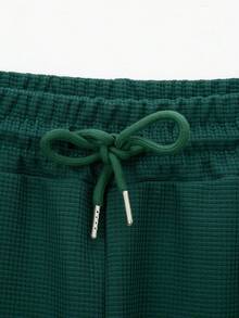 2pcs Casual Men's Outfit Set, Including 1 Zip-Up Jacket With Pockets & Lapel Collar + 1 Pair Of Casual Pants, Spring/Autumn