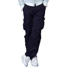 Pantalones cargo para hombre - 3357 Azul violáceo - Ver 1